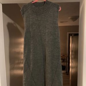 Moral Fiber Gray Sleeveless Turtleneck